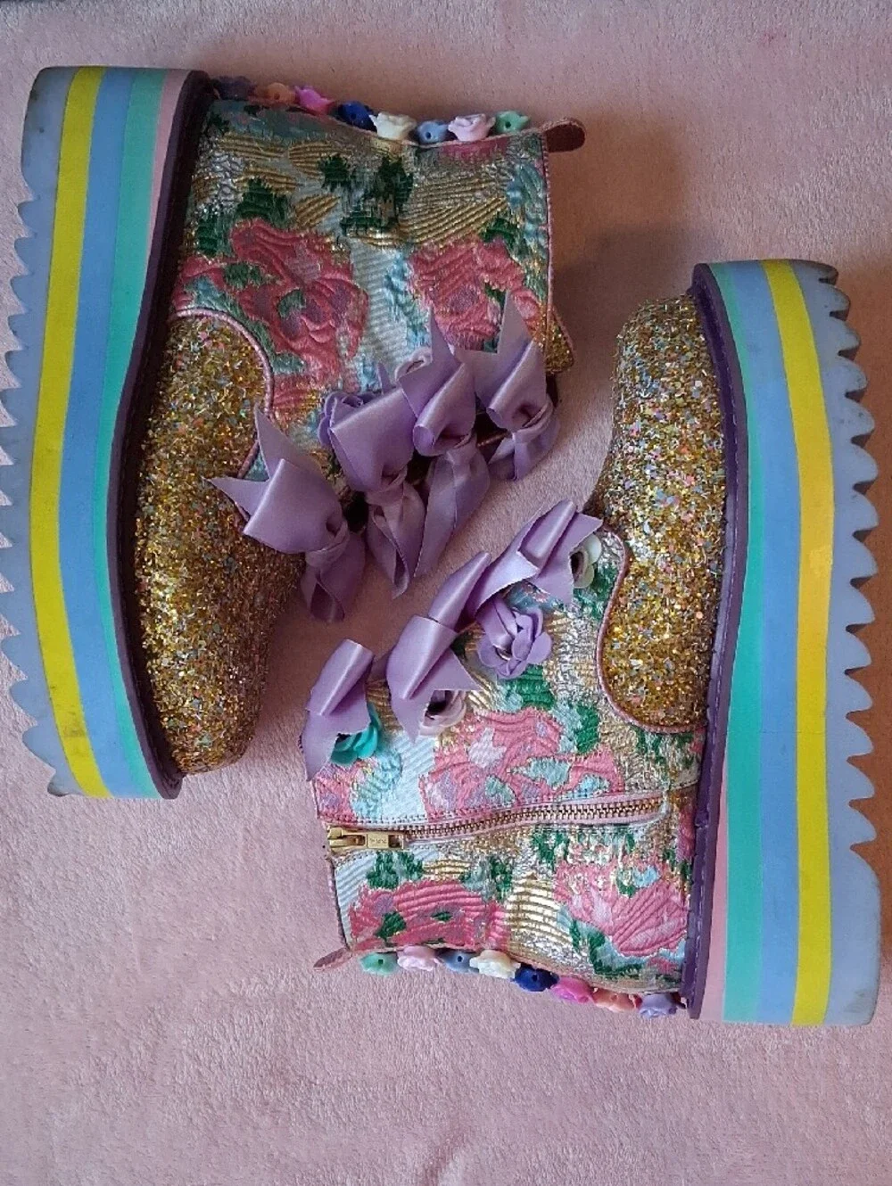 LAND OF DREAMS Platform Boot, Size 11 (42) Irregular Choice